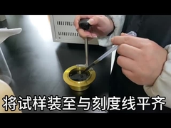 Руководство прибора горячей точки чашки ASTM D92 Кливленд открытое