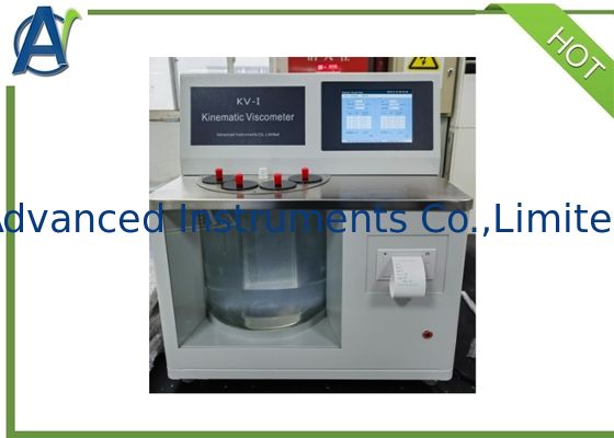 ASTM D445 Automatic Calculation Kinematic Viscosity Tester with Built-in Printer for Petroleum Products